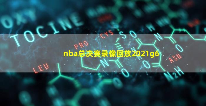 nba总决赛录像回放2021g6