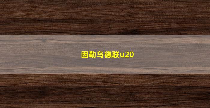 因勒乌德联u20